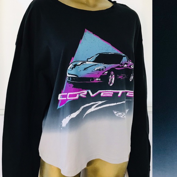 SALE! NWT GM Official CORVETTE Long Sleeve TEE SHIRT XXL - Picture 9 of 10